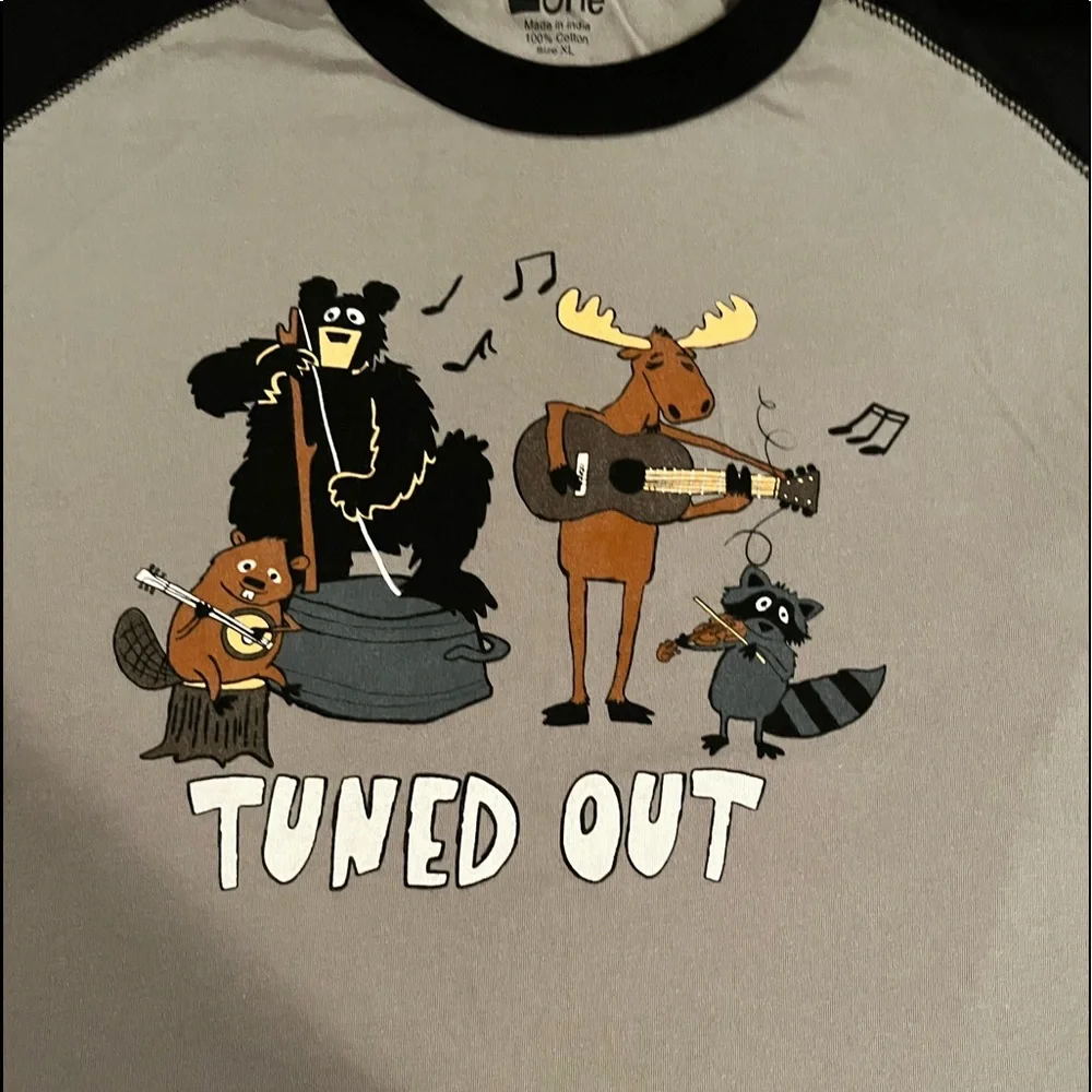 NEW Lazy One (brand) tee NWOT 🎼 - Picture 2 of 4